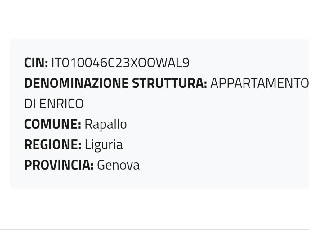 Appartamento Di Enrico Rapallo Luaran gambar